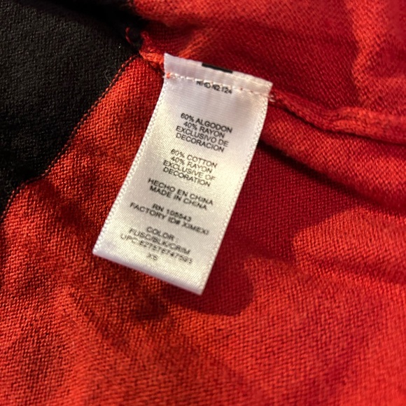 Narciso Rodriguez for Design Nation Color Block Cardigan XS NWT - Picture 9 of 9